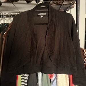 Jessica Howard Black Cropped Sweater